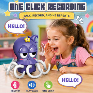 Giocattolo Elettrico Interattivo Polpo Magico che Cammina e Balla, Giocattolo in Plastica che si Sposta con Luci e Musica, con Rilevamento Intelligente degli Ostacoli - Product Image 5