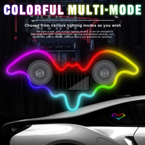 Nueva Luz LED Triangular <span class=keywords><strong>Solar</strong></span> para Ventana de Coche, Luz Ambiental Luminosa <span class=keywords><strong>Interior</strong></span>, Sin Cables, Ajuste Estándar - Product Image 5
