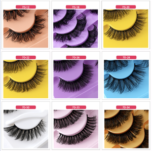 Bán buôn mỹ phẩm sử dụng mi giả tự nhiên làm thủ công, mi giả lông chồn giả dày, mi giả đẹp, dạng dải - Product Image 4