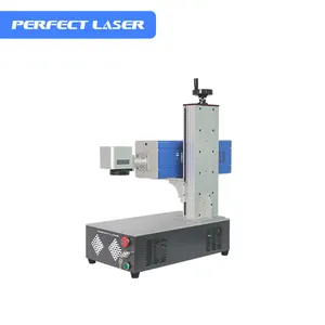 Perfect Laser 30W Wood Leather Nonmetallic Material Mini Desktop Galvo Rf Co2 Fiber Laser Marking Machine
