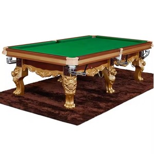 Tùy Chỉnh Riêng Hoàng Gia Bàn Bida 9ft 10ft Cao Su Hàng Đầu Đệm Rắn Gỗ Thiên Nhiên Khắc Chân Sang Trọng Snooker Bàn Hồ Bơi - Product Image 4