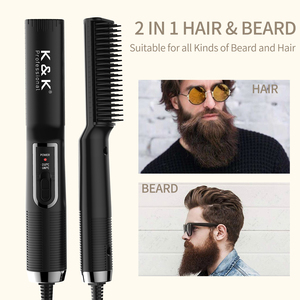Plancha de Pelo Eléctrica para Hombre con Pantalla LED, Placas de Titanio/PTC, Logotipo Personalizable, Calentamiento Rápido, para Hogar y Hotel - Product Image 6