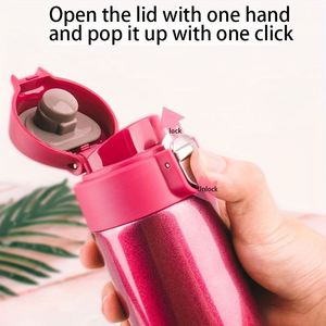 500ml Stainless Steel Leak Proof Tumbler Vacuum Insulated <b>Thermos</b> Thermal Water Bottle Travel Coffee Mug - Product Image 4