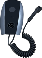 Type2 Commercial EV Station de charge Wallbox OCPP1.6/RJ45/WIFI/LAN/BT/DLB prise en charge 16A/32A courant nominal nouvel état