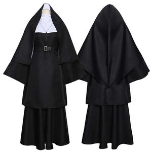 Nuevo Diseño de Disfraz de <span class=keywords><strong>Monja</strong></span> Tradicional con Traje, Vestido y Top para Mujeres Adultas, Inspirado en la <span class=keywords><strong>Monja</strong></span> de TV/Cine, para Halloween - Product Image 2