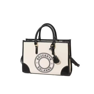 High Quality Pu Leather Ladies Luxury Designer Handbags Open Closure Waterproof for Women - Product Image 2