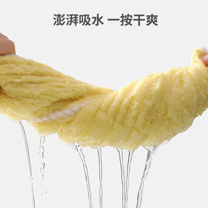 Toalla Pequeña de Bambú y Coral, Absorbente, de Secado Rápido, para Cara y Cuerpo, Uso Doméstico, Rectangular, Color Sólido - Product Image 5