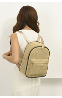 Nouveau produit Sac en paille Sac à dos pour femme Mode été Sac à dos de plage en plein air Sac à dos cool