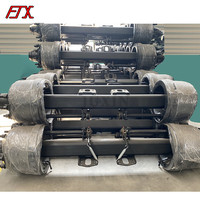 Essieu de remorque en acier Liangshan JUXIN, neuf, 13-20t, pour camions lourds, essieux américains pour le marché africain