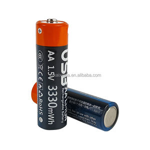 Baterai Lithium <span class=keywords><strong>Li</strong></span> <span class=keywords><strong>Ion</strong></span> silinder tipe-c isi ulang Port USB 1.5V No. <span class=keywords><strong>5</strong></span> No.<span class=keywords><strong>5</strong></span> - Product Image 1