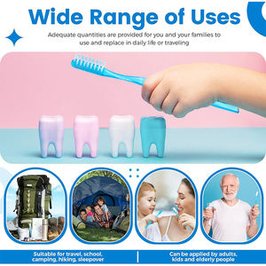 Spazzolino da denti monouso con setole morbide pettine per spazzolino da denti - Product Image 3