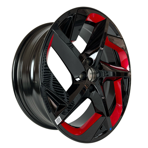 Velg Chery Omoda 18-inci Bahan Aluminium Alloy Lima Jari-jari Baru 203000450AA 108mm PCD ET33mm Lebar 7J Warna Hitam - Product Image 3