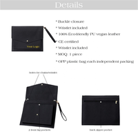Hongbo penjualan terbaik 9-warna riak Epi Kulit Dompet kantor Folder dokumen dengan gelang untuk IPad/Notepad/Tablet Cover & Case