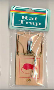 Trampa para ratones pedal de metal broche de madera ratón rata asesino ratones trampa para ratones jaula trampa para animales - Product Image 5