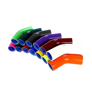 High Quality Extrusion Resistant Silicone Hose 90 Degree Elbow Silicone Reducer Hose