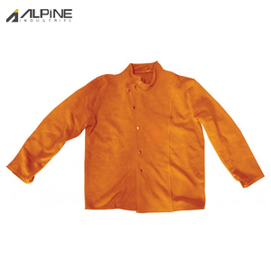 Veste de soudeur en cuir de vachette personnalisable pour homme, confortable, élégante, combinaison de sécurité industrielle, vêtements de travail Alpine - Product Image 3
