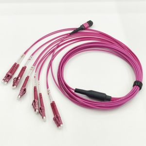 Cable de Fibra Óptica de Alta Velocidad de 12 Núcleos, Cable Multimodo MPO-LC UPC, LSZH 50/125μm, Cable de Conexión de 10G - Product Image 2