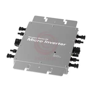 KD 1400 W IP65 WVC-1400 À Prova D' Água Solar do Laço Da Grade Micro Inversor Com Comunicação Sem Fio 433MHz Sistema de Monitoramento