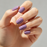 Nouvel ensemble de vernis à ongles gel violet 8 couleurs TPO HEMA FREE OEM/ODM Fournisseur de kits de vernis à ongles UV