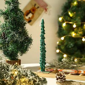 Candela Aromatica Natalizia <span class=keywords><strong>a</strong></span> Stelo Lungo con Design Raffinato, <span class=keywords><strong>Cera</strong></span> Senza Fumo per Decorazioni Festive - Product Image 4