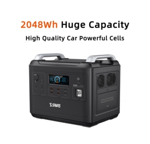 Estación de Energía Portátil SAMAS N079 2048Wh, Onda Sinusoidal Pura, Linterna, Batería de Reserva Confiable, Gran Capacidad 2048Wh para Exteriores - Product Image 3