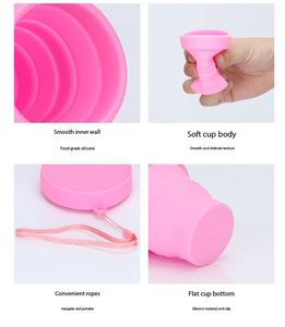 Creative Silicone Collapsible Coffee <b>Cup</b> Portable & <b>Reusable</b> Travel Water Bottle, Perfect for Outdoors & Sports - Product Image 3