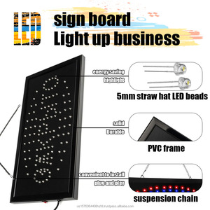220V Russian LED <b>sign</b> colorful high brightness shop <b>sign</b> indicator light PVC billboard ambient light luminous letters customize - Product Image 3