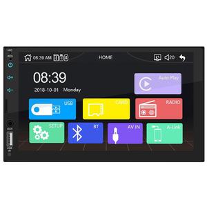 EsunWay 2 Din Autoradio Carplay Radio <span class=keywords><strong>Android</strong></span> <span class=keywords><strong>Auto</strong></span> Écran tactile <span class=keywords><strong>7</strong></span> pouces Lecteur vidéo MP5 USB TF ISO Système stéréo Unité principale X2 - Product Image 1
