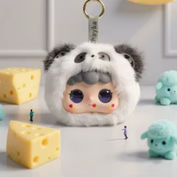 Peluche interactive IA intelligente en velours doux, porte-clés pour sac, compagnon polyvalent et apaisant, pour les tout-petits de 0 à 24 mois