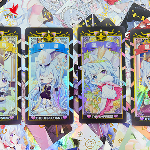 Cartas <span class=keywords><strong>de</strong></span> Tarot para principiantes con Alice Print Demand Barajas únicas impresas Bolsa <span class=keywords><strong>de</strong></span> plástico árabe Moon Star Tarot Cards - Product Image 3