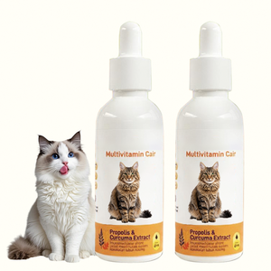 Compléments alimentaires liquides OEM 60 ml, vitamines 15 en 1, gouttes multivitaminées <span class=keywords><strong>pour</strong></span> chats, santé de la peau, du pelage et du cœur - Product Image 6
