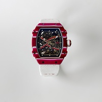Montre mécanique personnalisée de qualité supérieure UMI RM67-02 CRMA7 mouvement Vacheron Constantin NTPT squelette en carbone rouge