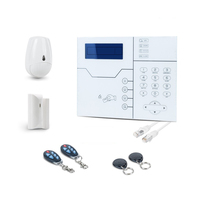 433MHz 868MHz Voix française ou anglaise 100dB Alarme Sound Focus TCP IP GSM 4G Système d'alarme ST-VGT avec port de câble Ethernet RJ45
