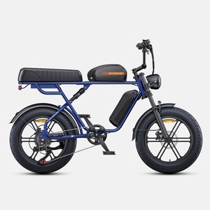Bicicleta Eléctrica ENGWE M1 de 20 Pulgadas, Estilo Motocicleta Vintage, 250W, 48V, 28.6Ah, Dos Baterías, Suspensión Completa - Product Image 1