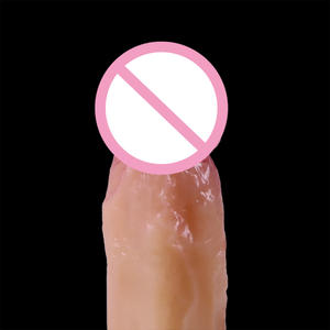 רצועת סיליקון על דילדו עם 5.3 אינץ 'מוצק, גמישות גבוהה ריאליסטית לבישה מין dilddos צעצוע מין, קל לשימוש למתחילים - Product Image 6