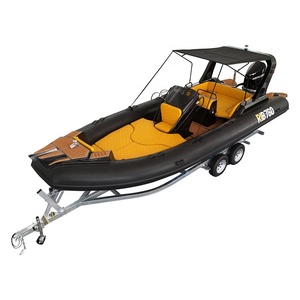 Nouveau modèle <span class=keywords><strong>de</strong></span> bateau pneumatique rigide RHIB 760 <span class=keywords><strong>de</strong></span> 25 pieds, haute performance, pour la navigation <span class=keywords><strong>de</strong></span> plaisance et le sport - Product Image 2
