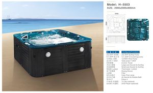 Jacuzzi Exterior para 3-4 Personas en Oferta, <span class=keywords><strong>Precio</strong></span> Económico, Gazebo de Jardín, Bañera de Hidromasaje de Acrílico de Lujo con Chorro de Agua - Product Image 2