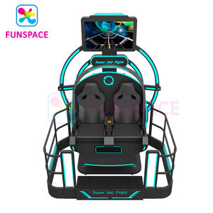 Simulador <span class=keywords><strong>de</strong></span> Realidad Virtual Funspace VR Super 360 9D, Máquina <span class=keywords><strong>de</strong></span> Juegos <span class=keywords><strong>de</strong></span> Realidad Virtual <span class=keywords><strong>de</strong></span> 360 Grados para 2 Jugadores en Casa - Product Image 4