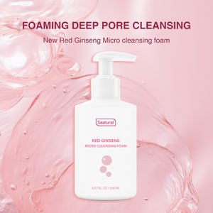 Nettoyant visage au ginseng rouge naturel en marque propre, nettoyant visage hydratant, <span class=keywords><strong>mousse</strong></span> <span class=keywords><strong>nettoyante</strong></span> quotidienne - Product Image 5