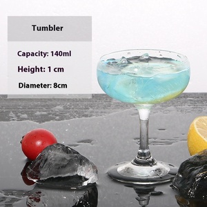 Boissons en <span class=keywords><strong>verre</strong></span> personnalisées créatives Cocktail Bar à vin Martini Margarita pour verres à champagne pour occasions adaptées - Product Image 6