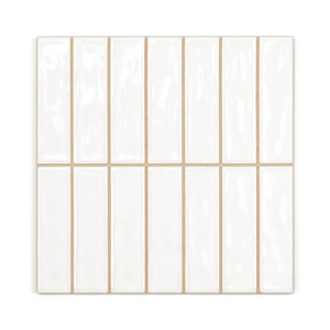 Piastrella Pretagliata Manhattan White 20x20 per Uso a Parete e Pavimento - Product Image 4