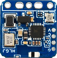 Sensor de Presencia Humana AIP Ultrapequeño HLK-LD2416, Detecta la Presencia y Distancia de un Cuerpo Humano, Sensor de Radar de Onda Milimétrica