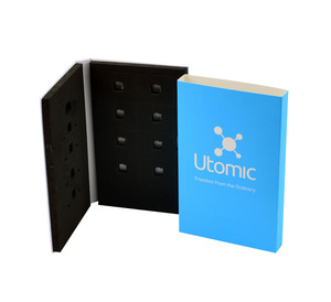 Bán buôn tùy chỉnh in cứng nhắc giấy các tông điện thoại thông minh trường hợp hộp OEM với dập nổi và miếng bọt biển lót - Product Image 3