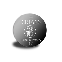 Batería de manganeso de litio CR1616 3V 50 MAH barata de China para relojes llave remota de coche celda de botón de litio OEM aceptar
