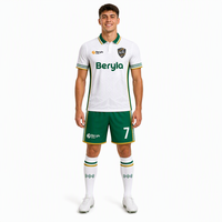 Kit de football personnalisé unisexe, design Aigle Flammant, impression par transfert thermique, respirant, séchage rapide, nom d'équipe personnalisé, service OEM