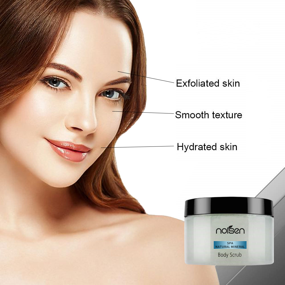 Hot Selling Natural Mineral Dead Sea Salt Vitamin E Exfoliating Body Scrub