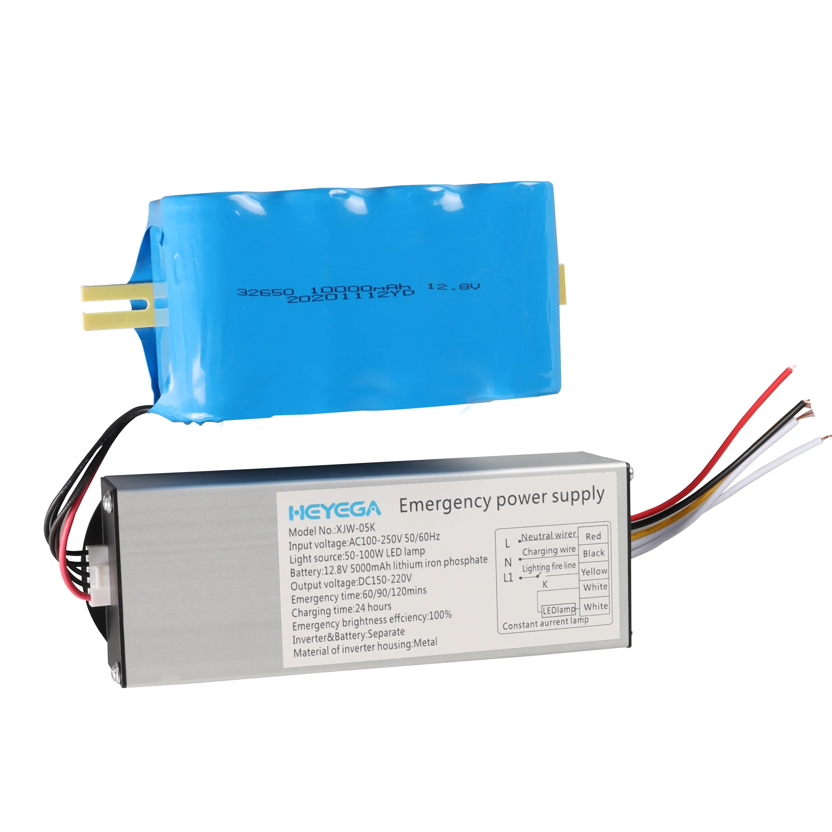CE certificate led emergency driver with 50-100W for emergency light