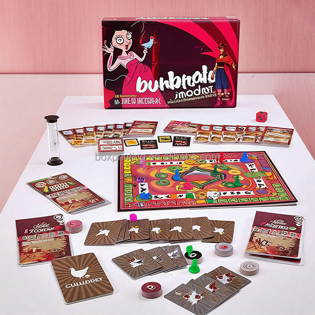 Custom Logo High Quality Design Board Games Paper Cardboard Game Board Manufactures Wholesale Price for Adults