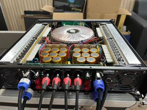 A1500 4X1500W 2U High power Pure Copper Anson transistor 4-channel professional audio power amplifier for Stage KTV conference - Product Image 1