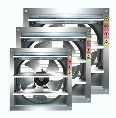 380mm Air Ventilation Shutter Axial Flow Exhaust Fan for automatic poultry farm